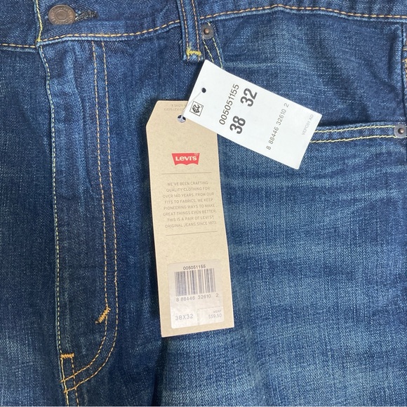 Levi's Strauss & Co Men’s Jeans Demin Regular 505  Straigh Fit Blue W38 L33 - Picture 9 of 14